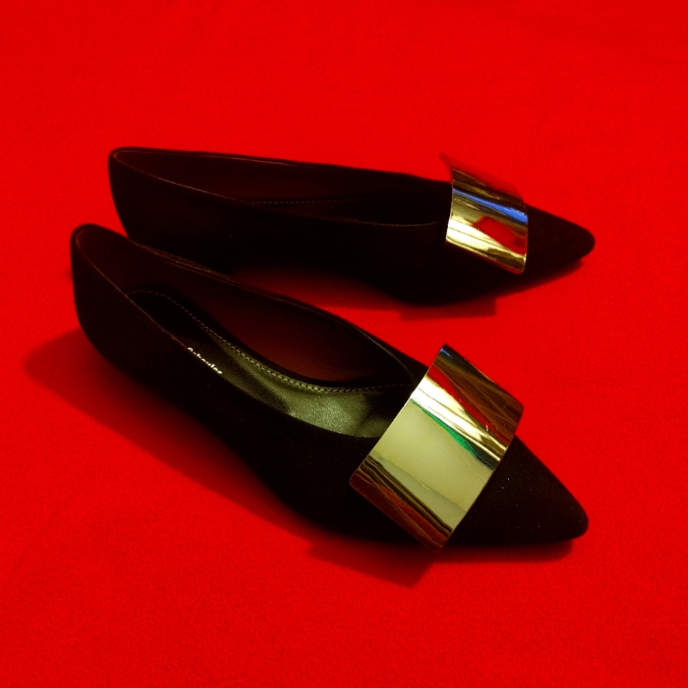 NWT Proenza Schouler black ballet flats